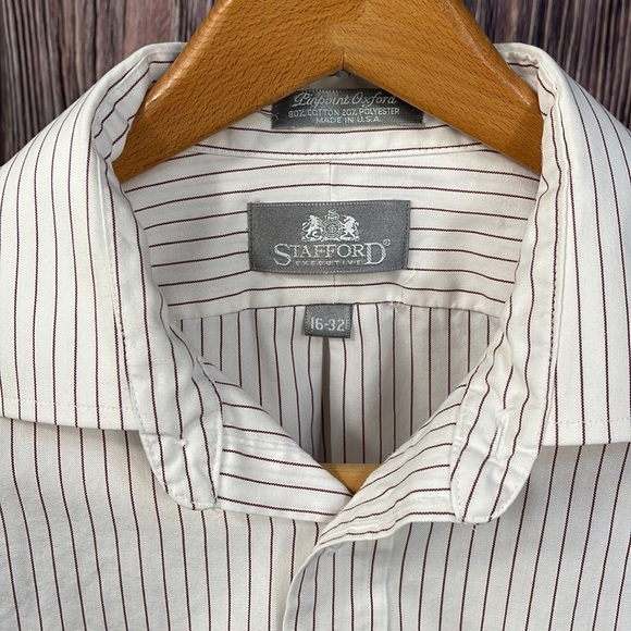 Stafford Striped Dress Shirt - Picture 2 of 3